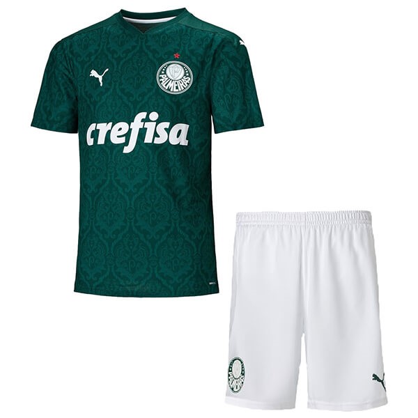 Camiseta Palmeiras 1ª Niño 2020 2021 Verde